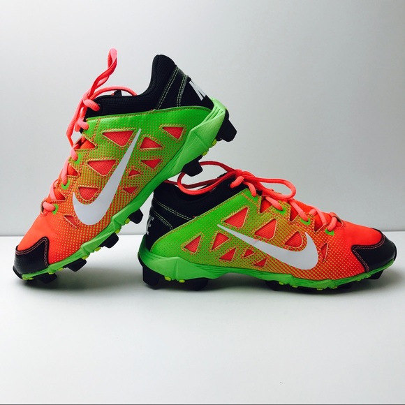 neon softball cleats